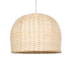 GLOBOSTAR® BERMUDA 01708 Boho Κρεμαστό Φωτιστικό Οροφής με Ντουί 1 x E27 AC 220-240V IP20 - Μπεζ - Μ31 x Π31 x Y22cm