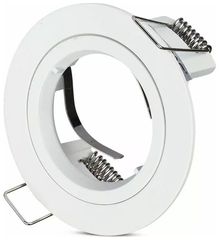 V-TAC Βάση Σποτ Χωνευτό Λευκό για τρύπα 73mm 3642