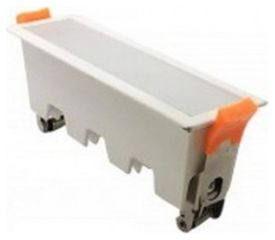 LED V-TAC Γραμμικό Χωνευτό Φωτιστικό Λευκό Slim 10W Θερμό Λευκό