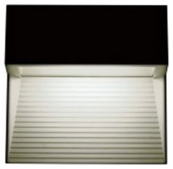 LED V-TAC Φωτιστικό Σποτ 3 Watt Τετράγωνο Επιτοίχιο για Σκαλοπάτια με Μαύρη Βάση step light Θερμό Λευκό