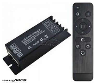 DIMMER LED V-TAC για ταινίες LED με RF 14B REMOTE CONTROL 3337