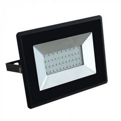 V-TAC LED Προβολέας E-Series SMD 30W Μαύρος Φως Ημέρας 5953