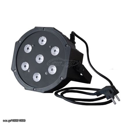 Επαγγελματική Κεφαλή PAR LED 70W 230V 30° DMX512 RGBW GloboStar 51120