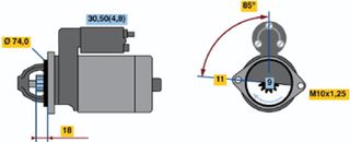 Bosch Μίζα - 0 001 107 433