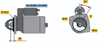 Bosch Μίζα - 0 001 107 442