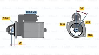 Bosch Μίζα - 0 001 107 499