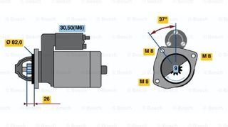 Bosch Μίζα - 0 001 109 302