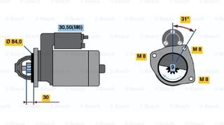 Bosch Μίζα - 0 001 109 306