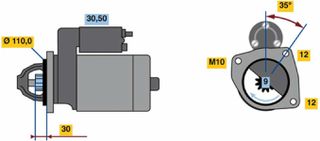 Bosch Μίζα - 0 001 109 344