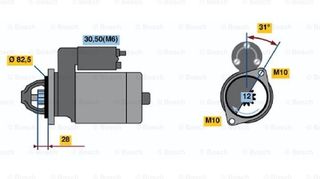 Bosch Μίζα - 0 001 115 047