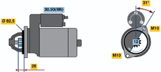 Bosch Μίζα - 0 001 115 047