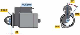 Bosch Μίζα - 0 001 115 051