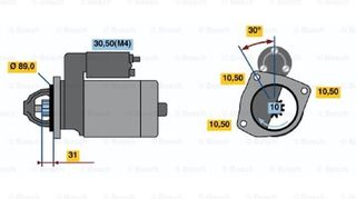 Bosch Μίζα - 0 001 231 029