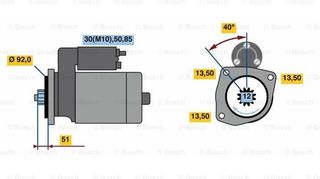 Bosch Μίζα - 0 001 241 021