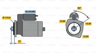 Bosch Μίζα - 0 001 241 119