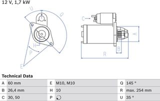 Bosch Μίζα - 0 986 021 320