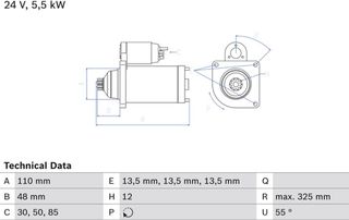 Bosch Μίζα - 0 986 022 260