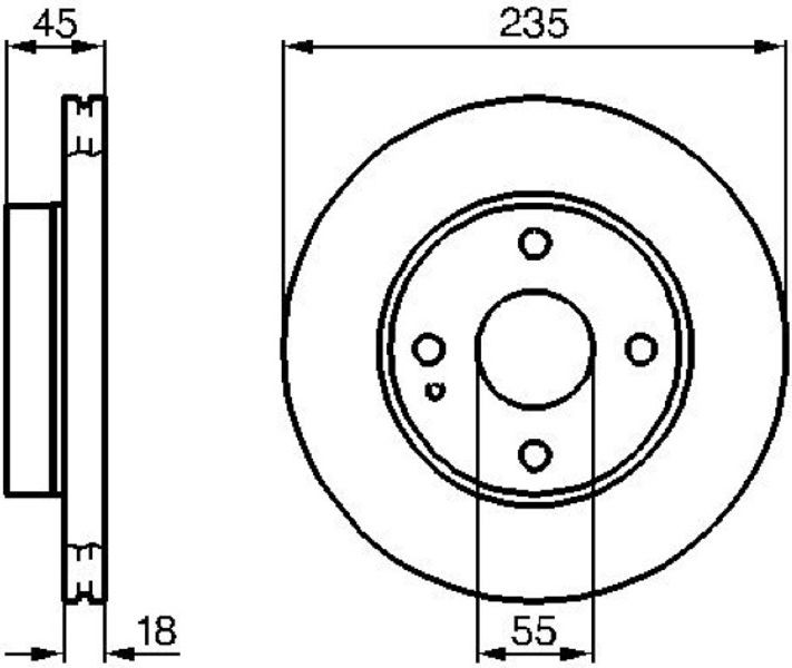 Bosch Δισκόπλακα - 0 986 478 241