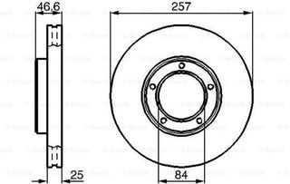 Bosch Δισκόπλακα - 0 986 478 397