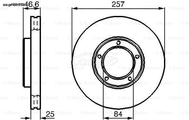 Bosch Δισκόπλακα - 0 986 478 397