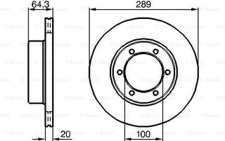 Bosch Δισκόπλακα - 0 986 478 453