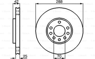 Bosch Δισκόπλακα - 0 986 478 588