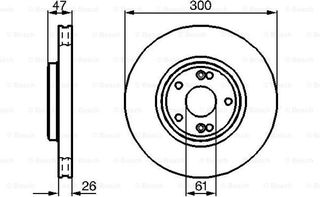 Bosch Δισκόπλακα - 0 986 478 743