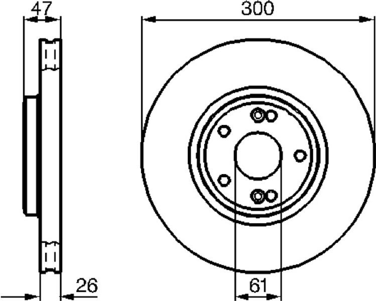 Bosch Δισκόπλακα - 0 986 478 743