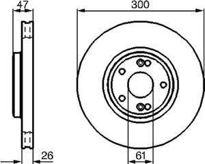 Bosch Δισκόπλακα - 0 986 478 743