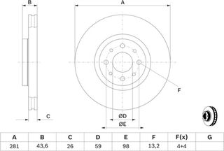 Bosch Δισκόπλακα - 0 986 478 855