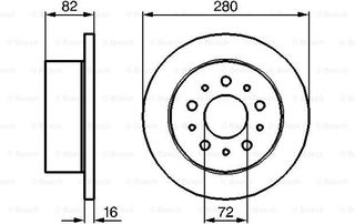 Bosch Δισκόπλακα - 0 986 479 065