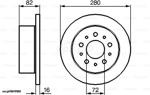 Bosch Δισκόπλακα - 0 986 479 065