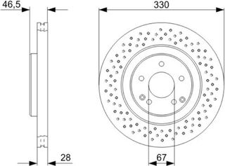 Bosch Δισκόπλακα - 0 986 479 135