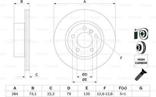 Bosch Δισκόπλακα - 0 986 479 213