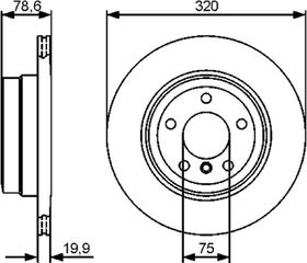 Bosch Δισκόπλακα - 0 986 479 442