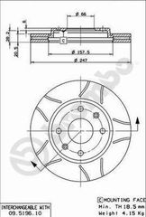 Brembo Δισκόπλακα - 09.5196.75