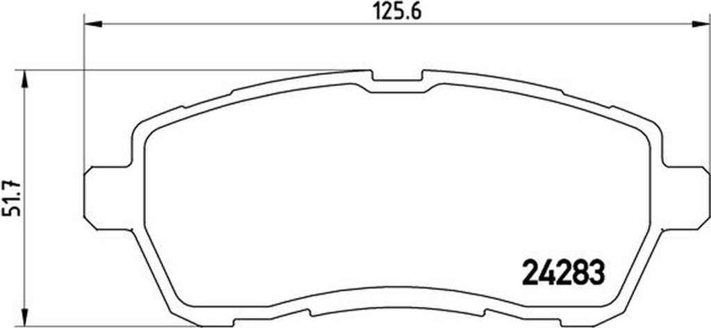 Brembo Σετ τακάκια, Δισκόφρενα - P 24 072
