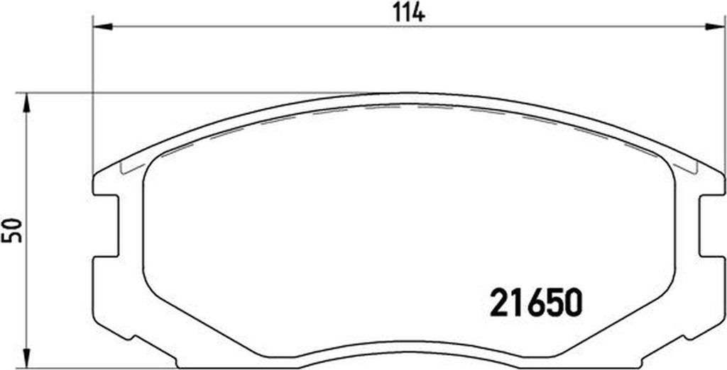 Brembo Σετ τακάκια, Δισκόφρενα - P 54 015