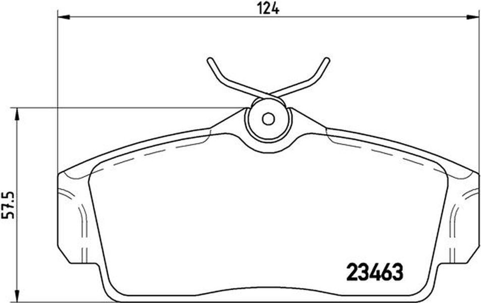 Brembo Σετ τακάκια, Δισκόφρενα - P 56 036