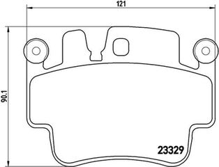 Brembo Σετ τακάκια, Δισκόφρενα - P 65 009