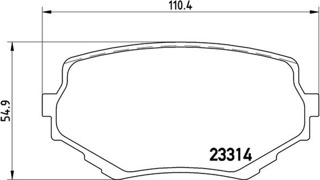 Brembo Σετ τακάκια, Δισκόφρενα - P 79 009