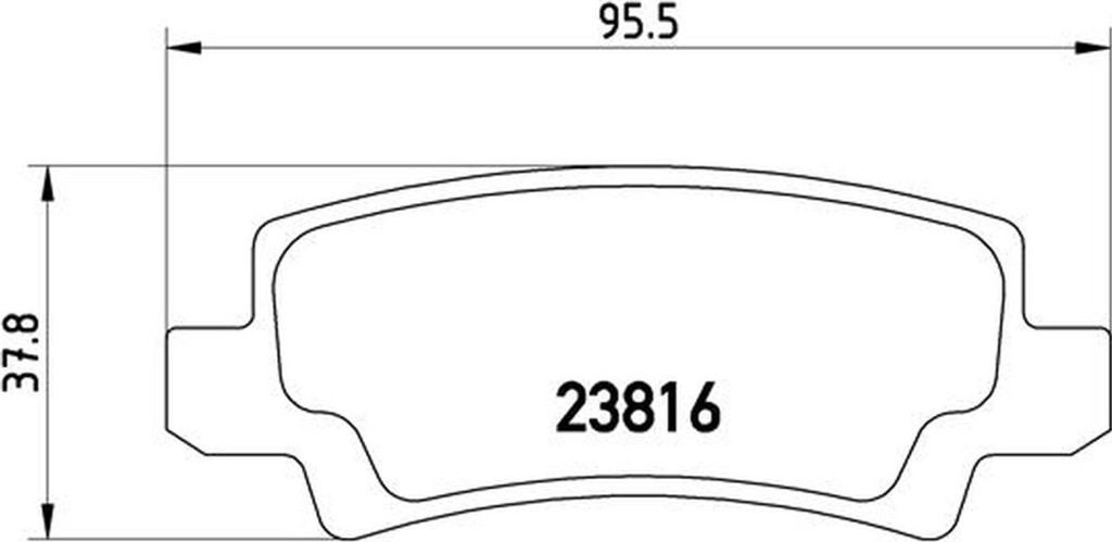 Brembo Σετ τακάκια, Δισκόφρενα - P 83 065