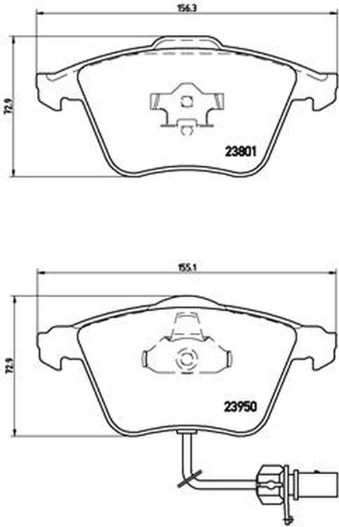 Brembo Σετ τακάκια, Δισκόφρενα - P 85 097