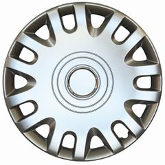 Croatia Cover Σετ Τάσια Αυτοκινήτου Fiat Grande Punto/Linea/Bravo 4τμχ 15" Ασημί