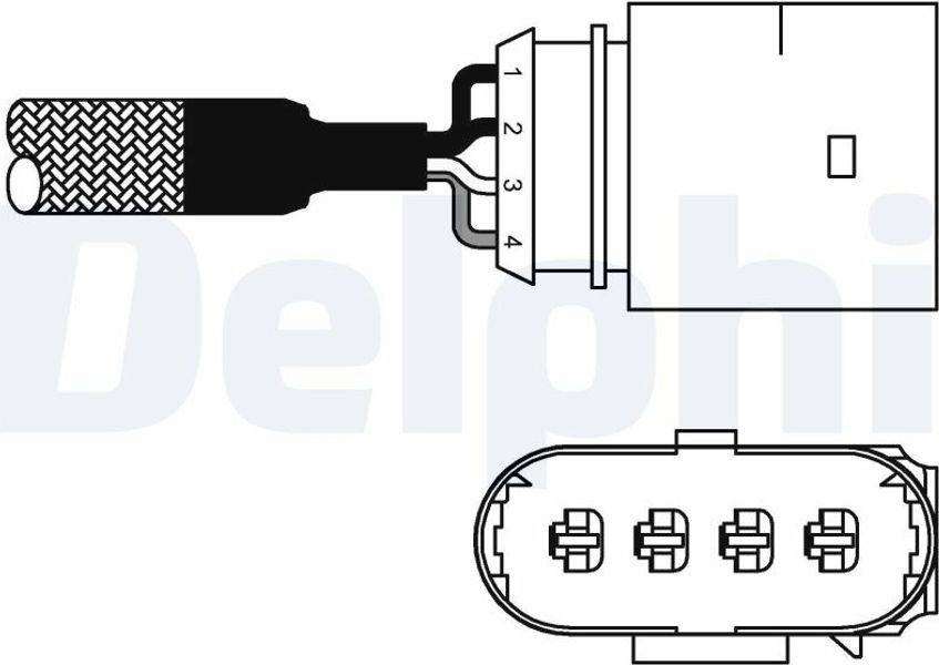 Delphi Αισθητήρας Λάμδα - ES10981-12B1