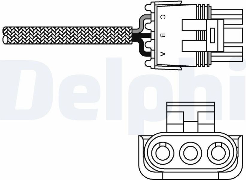Delphi Αισθητήρας Λάμδα - ES10990-12B1