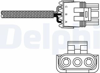 Delphi Αισθητήρας Λάμδα - ES10990-12B1