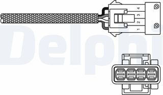 Delphi Αισθητήρας Λάμδα - ES20293-12B1