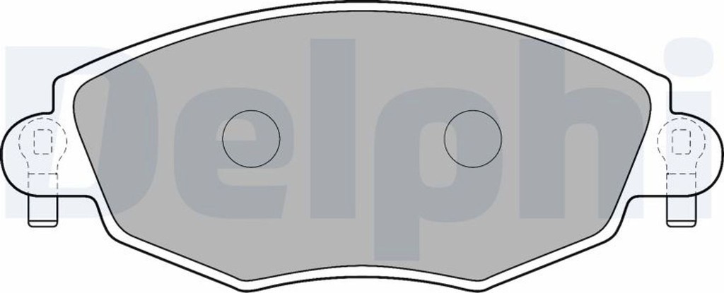 Delphi Σετ τακάκια, Δισκόφρενα - LP1533