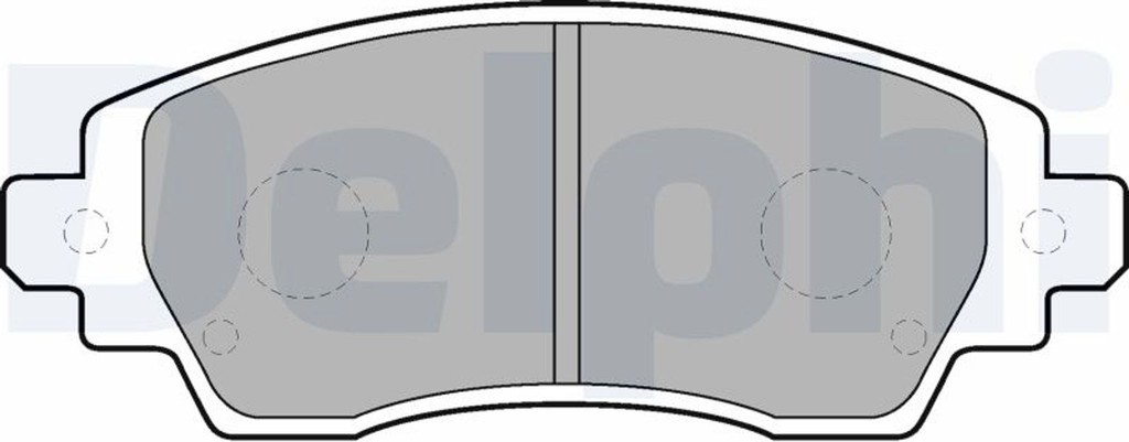 Delphi Σετ τακάκια, Δισκόφρενα - LP1560